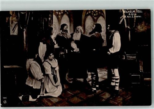 1906 Sammel Serie 1905 Theaterbilder Wilhelm Tell 8. Bild