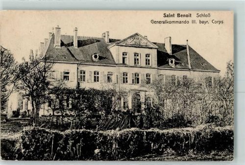 Sully-sur-Loire 1915 Schloss Saint Benoit Feldpost WK I