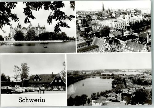 Schwerin Schloss Paulus Kirche Pfaffenteich Ziegelsee