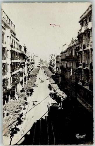 Alger 1920 Straßenbild Rue Micheler AK