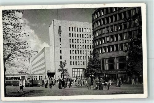 Helsinki 1950 Straßenbahn Postamt