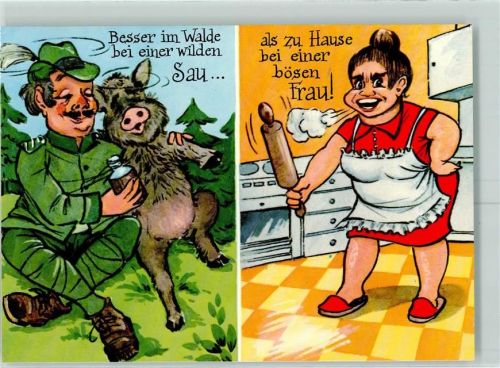 Besser im Walde AK
