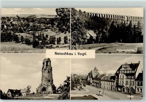 Netzschkau Göltzschtalbrücke Kühlberg Markt