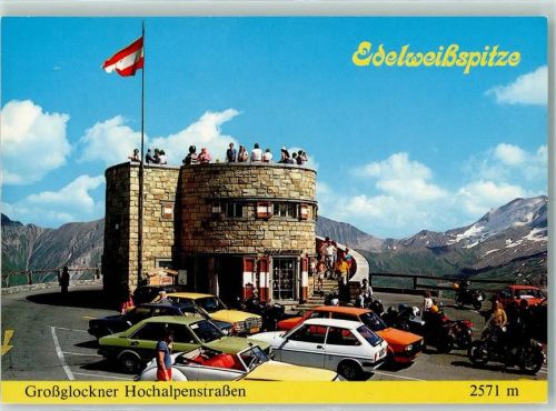 Grossglockner Edelweißspitze Großglockner Hochalpenstraßen Autos