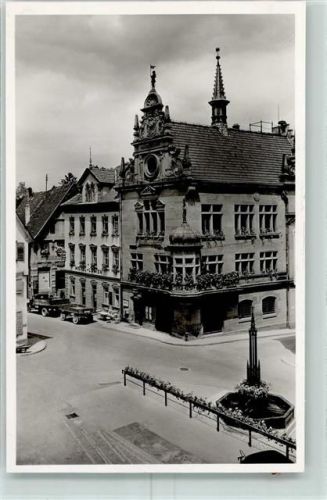 Meßkirch Rathaus Marktbrunnen