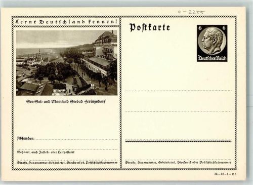 Seebad Heringsdorf Postkarte