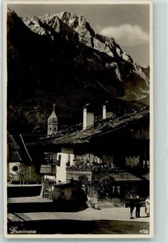 82491 W8104 Untergrainau - Altes Bauernhaus Kapelle