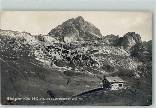 Biberacher Hütte Hochkünzelspitze Hüttenstempel