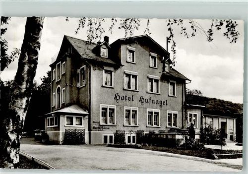 Seeheim-Jugenheim Rückseite mit Abschürfungen bzw Kleberesten Hotel Hufnagel