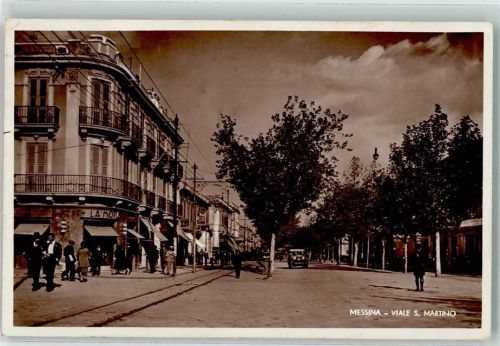 Messina 1938 Viale S. Martino AK