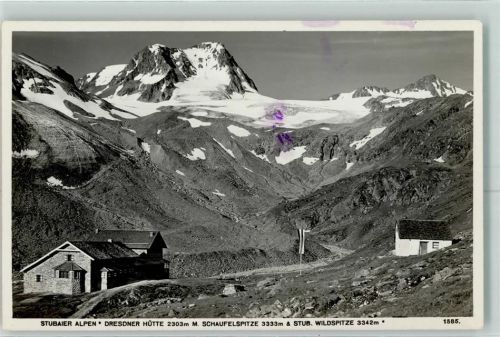 Dresdner Hütte Schaufelspitze Stub. Wildspitze Hüttenstempel