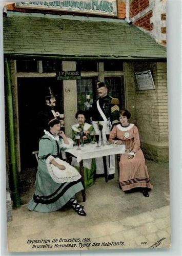 Brüssel 1910 Ausstellung 1910 Tracht