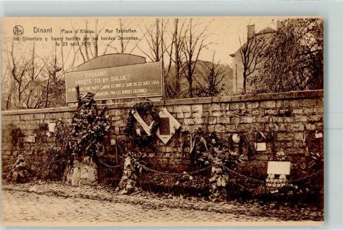 Dinant Place d´ Albeau 1914