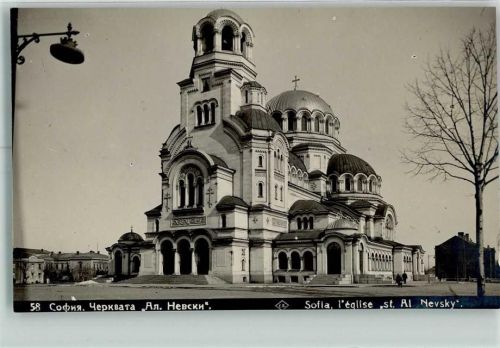 Sofia 1929 Kirche A. Nevsky