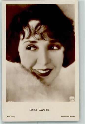 Bebe Daniels Ross Verlag 3809-1 AK
