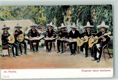 Mexiko City Tracht Musikgruppe