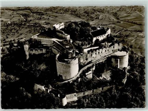 Neuffen Burg Hohen Neuffen Fliegeraufnahme