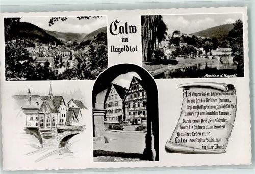 Calw Nagold Rathausbogen Gedicht