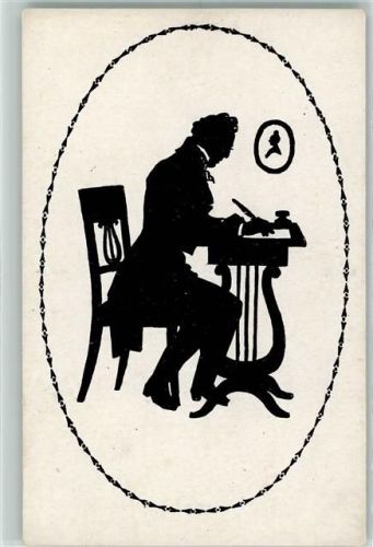 Scherenschnitt Akad. mal. J. Weniga