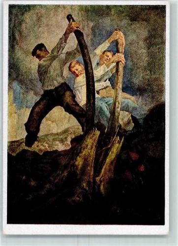 Max Hirmer Verlag Nr. 42188 A Lothar Sperl Rodung Landwirtschaft AK