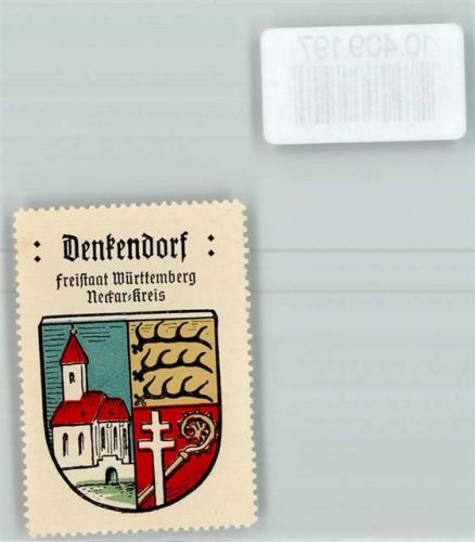 Denkendorf Vignette Wappen Kaffee Hag ca 1920-1940