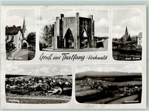 Thalfang Ehrenmal Ev. Kirche Deuselbach Kath. Kirche