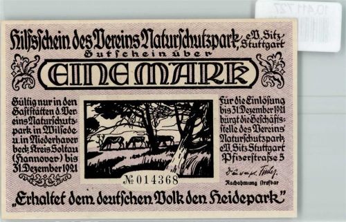 Wilsede Notgeld Ritter