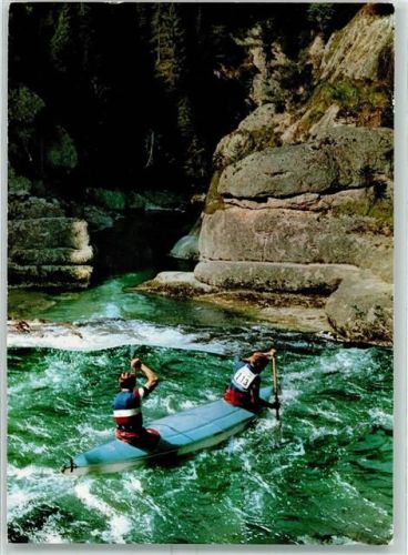 Saulgrub Wildwasserfahrt auf der Ammer Kanu AK