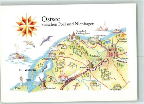 Bad Doberan Landkarte Ostsee