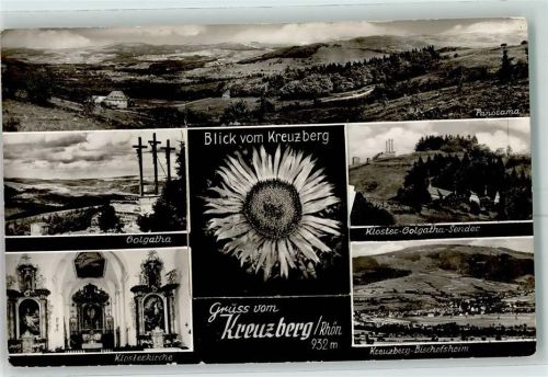 Bischofsheim Kreuzberg Golgatha Kloster AK