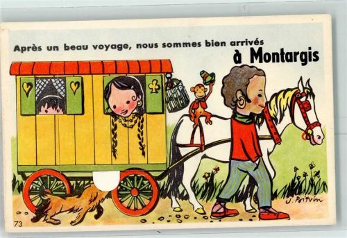 Montargis 1965 Chie des Arts photomecaniques Nr. 73 AK