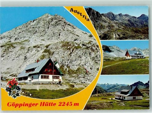 Göppinger Hütte Beschreibung aufgeklebt