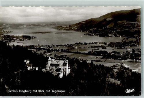 Kreuth Schloß Ringberg Tegernsee Fliegeraufnahme