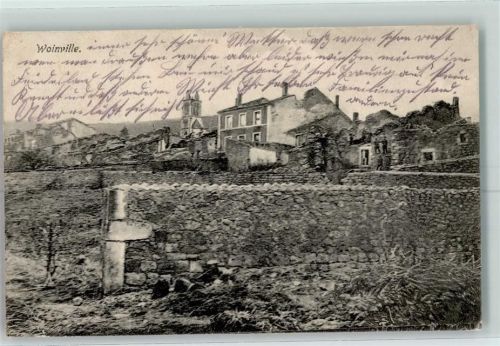 Buxieres-sous-les-Cotes 1915 Feldpost WK I Woinville