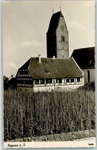 Hagnau Fachwerkhaus Kirchturm