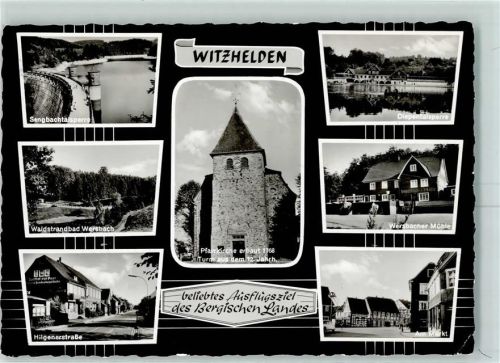 Witzhelden Wersbacher Mühle Sengbachtalsperre Diepentalsperre Hilgenerstraße