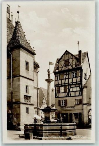 Weißenburg Schweppermannsbrunnen Gasthaus Albrecht Dürer Stube
