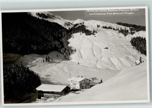 Kitzbühel Gasthaus Passturn Winter Hüttenstempel