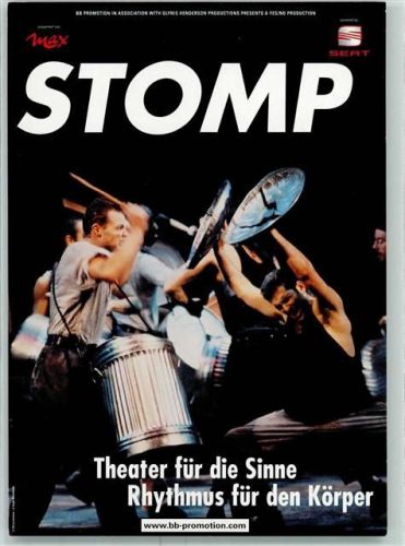 2000 Stomp Perkussion Band Werbung Ticketservice