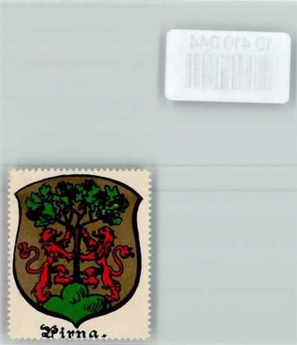 Pirna Vignette Wappen Kaffee Hag ca 1920-1940