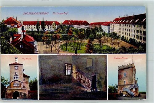 Hohenasperg Festungshof Tor-Turm Schubart-Gefängnis Schubart-Turm