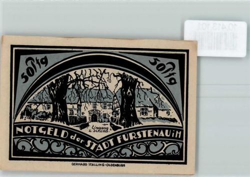 Fürstenau Notgeld Schloß Eingang