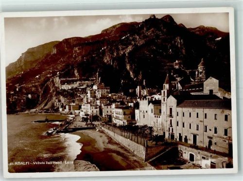 Amalfi Veduta dall' Hotel Luna