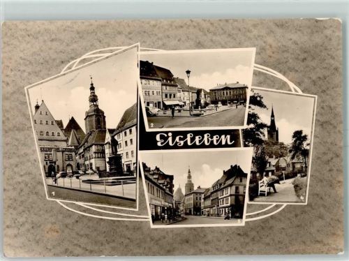 Lutherstadt Eisleben Markt Denkmal Petrikirche