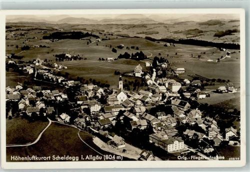 Scheidegg Fliegeraufnahme