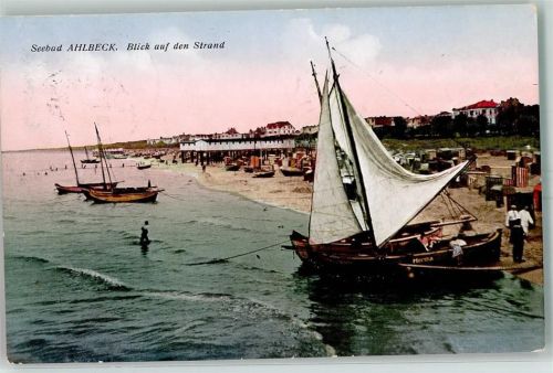 Seebad Ahlbeck Blick auf den Strand