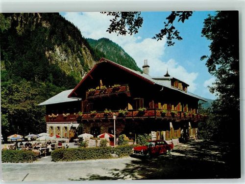 Kesselfall Beschreibung aufgeklebt Hotel