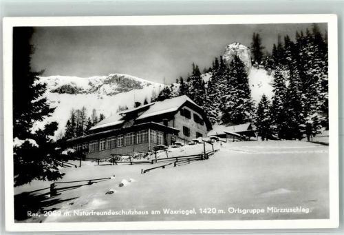 Mürzzuschlag Rax Naturfreundeschuzhaus am Waxriegel