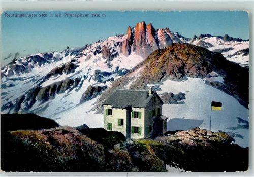 Neue Reutlinger Hütte Pflunspitzen Beschreibung aufgeklebt