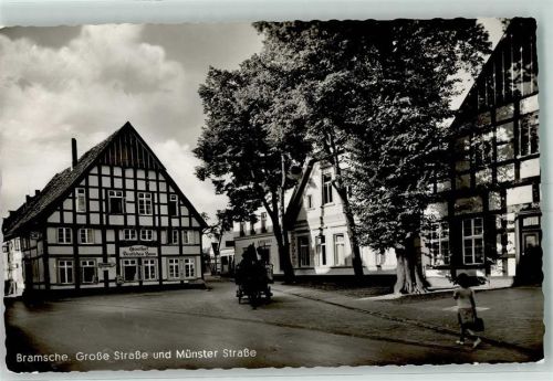 Bramsche Große Straße und Münster Straße Gasthaus Deutsches Haus
